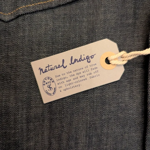Todd Snyder Raw Italian Denim Overshirt in Dark Indigo